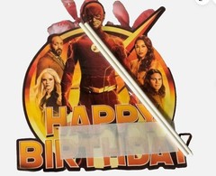 The Flash Birthday Party Decoration Set – Banner, Balloons, Cake Topper Mask & C