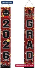 Graduation Decorations 2026 Grad Porch Banner for Any Schools or Grades Graduati