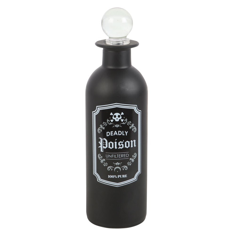 Deadly Poison Potion Vampire Blood Glass Bottle with Stopper Halloween Gothic