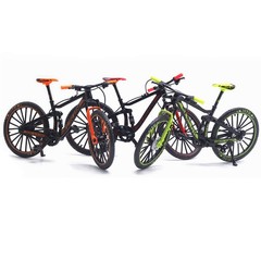 1/10 Scale Mini Finger Bike Alloy Model Desktop Decoration Gift Red Bicycle