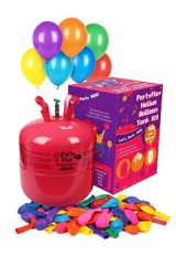 Helium Tank for Balloons – 22L Disposable Helium Balloon Tank Kit Fills Up to…