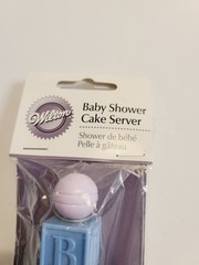 NEW 2006 Wilton PASTEL Baby Blocks PLASTIC CAKE SERVER 🆕
