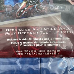 Transformers Revenge of Fallen Giant Bedroom Decorating Wall Kit 8X12FT New