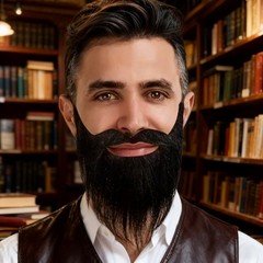 Fake Mustache for Fun – Specially designed for DIY combing and cutting, Reali…