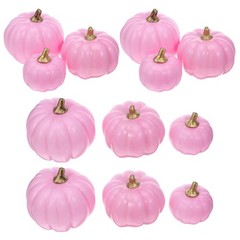 12 Pcs Pumpkin Decor Artificial Pumpkins for Decorating Faux Carvable