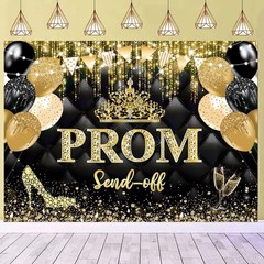 Class of 2026 Prom Backdrop Congrats Graduation Photo Background Party Decor