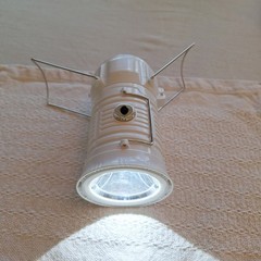 4 in 1 Lantern, Flame light, Disco Ball( Strobe) light & Bright Flashlight Combo