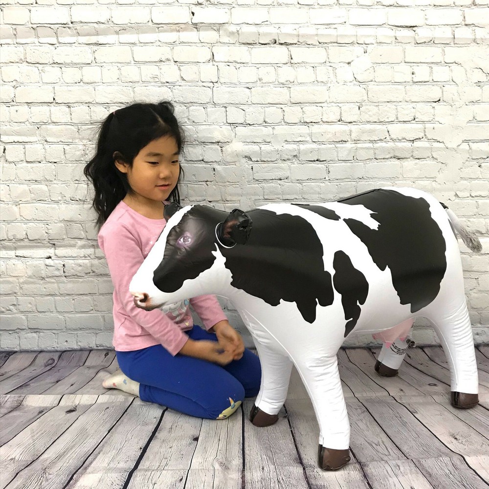 Jet Creations Cow Inflatable Animal Baby 37 inch Long Great for Pool Party Decor