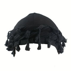 Vintage Twist Turban Head Wraps for Men Stretch Modal And Satin Turban Scarf Tie