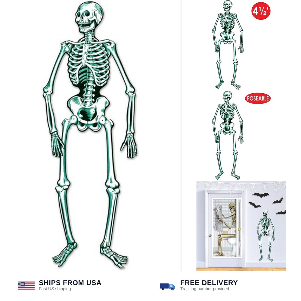 Jointed Skeleton Party Accessory (1 count) (1/Pkg)