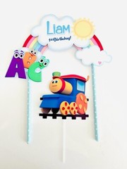 Personalized Bob the Train Cake Topper