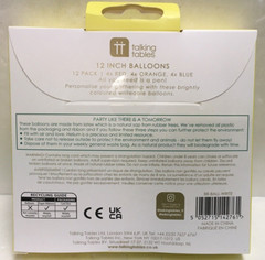 MAKE IT PERSONAL WRITE ON BALLOONS 12″ X 12 COUNT (TALKING TABLES) NIP