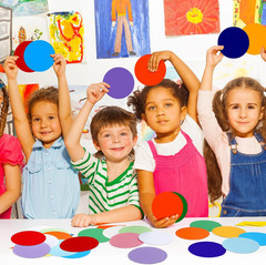 360 Pcs round Cutouts Paper 3.9 Inch Assorted Color Die Cuts for DIY Craft Proje