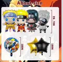 10 PieceFunky Naruto Fighter Theme Kids Birthday Decoration Party Foil Balloons