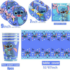 61 Pcs for Stitch Party Supplies Birthday Party Supplies and Decorations Set – I