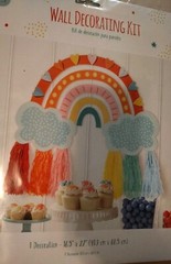 Sunshine And Rainbows Party Birthday Bundle Scene Setter Banner Yard Wall Decor