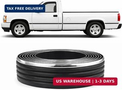 Chrome Body Side Molding Replacement Automotive Trim Kit : 2.5″ Tape-On Molding