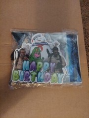 Ghostbusters Happy Birthday Banner Cake Topper Balloon Decorations Set