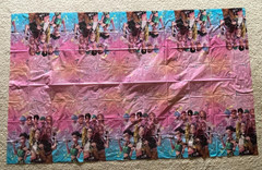 Kpop Demon Hunter Birthday Party Set Table Cover Backdrop Cake Topper Balloons