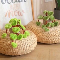 Plush Pothos Plant Decor, 2 Color Options Faux Trailing Greenery Stuffed Home