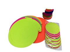30+Pieces | Neon | Birthday Party Supplies | 8.75”x7.5” Banner | 10 Spirals |