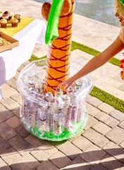 60in Inflatable Palm Tree Cooler Luau Hawaiian Beach Party Drink Cooler