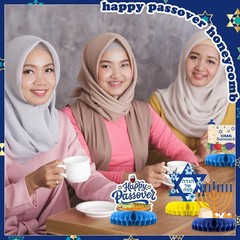 Pasimy 9 Pcs Passover Table Centerpieces Decorations Happy Passover Honeycomb Ce
