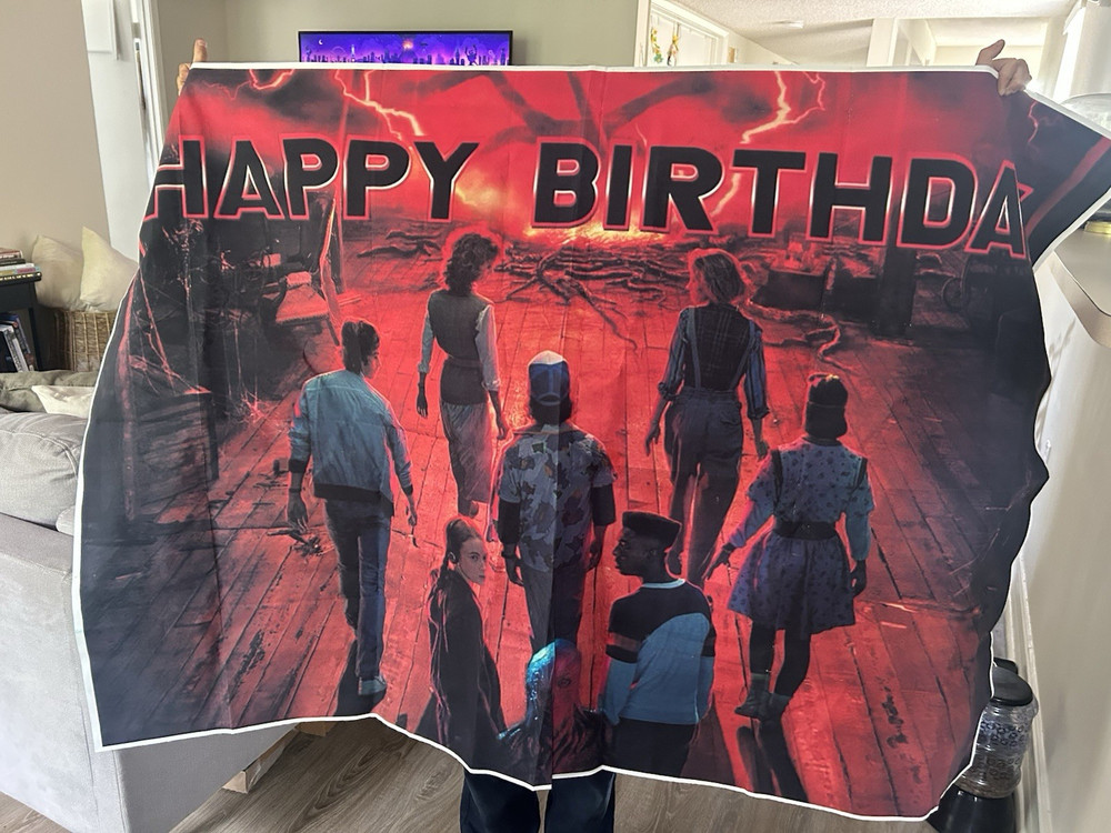 Stranger Things Birthday Decorations Set