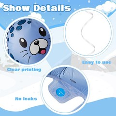 108 Pcs Winter Party Decorations Polar Bear Penguin Seal Christmas Balloon Ar…