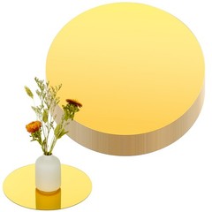 20 Pcs 10 Inch Round Mirrors for Centerpieces Acrylic Gold Circle Mirror Cand…