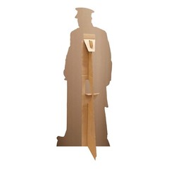 King Charles III Mini Cardboard Cutout Marching Uniform Coronation Standee