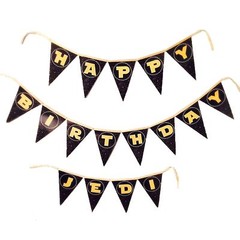 Happy Birthday Jedi Flag Banner
