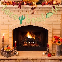 Taco Bout 60 Cactus Banner, 60th Birthday Fiesta Party Decorations, Multi