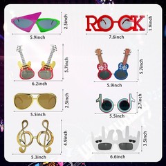 Funny Music Sunglasses & Inflatable Microphone