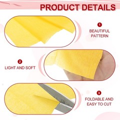 Crepe Paper Roll Crepe Paper Decor 3.3ft Long 20 Inch Wide, Gold