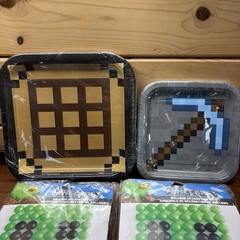 Minecraft Theme Birthday Party Supplies Decorations Napkins Balloon Wall Kits