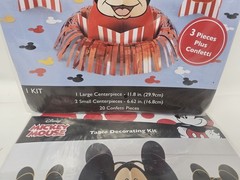 Disney Mickey Mouse 23 Piece Birthday Party Table Decorating Kit Lot Of 2 Kits