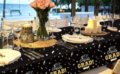Graduation Decorations 2026 Graduation Tablecloths Congrats Grad Table Cover