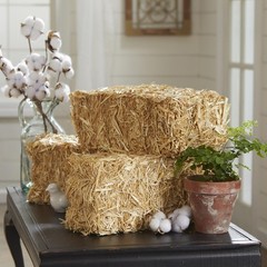 Floracraft Decorative Straw Bale 5 Inch X 6 Inch X 13 Inch Natural Mxb13S-12