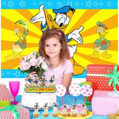Donald Duck Party Supplies Birthday Decoration Set Balloons Cake Toppers Banner