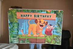 Lion King Happy birthday banner 60×40