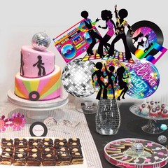 26pcs 1970s Disco Fever Party Centerpiece Sticks Disco Party Decorations