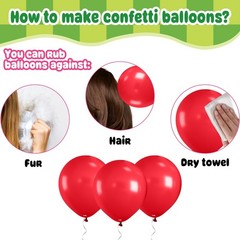 Green Purple Balloons Set, 50 Pcs Colorful Balloon, 12 Inch Red Orange Blue L