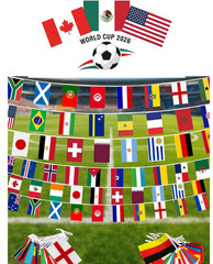 10M 33FT Union Jack Double Sided Fabric 28 x 9×6 Flags Bunting