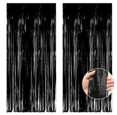 NEW OHOME Part Decoration New Years Black Streamers 2 Pack