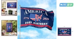 3×5 Ft Double-Sided 250th Anniversary USA Flag – Perfect for 4th of July Decor