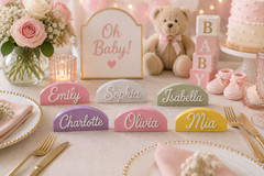 Personalized Name Place Cards | Kids Birthday Party Decorations