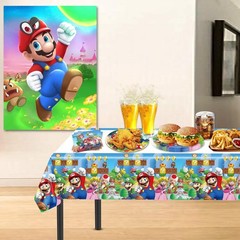 Super Mario 168pcs Party Decorations Set Kids Birthday Balloon Tableware Kit