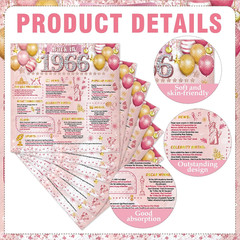60Th Birthday Party Decorations – 96 Pcs Pink Rose Gold Happy 60 Years Old 1966