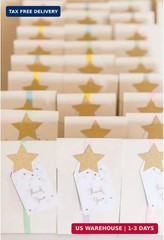 MOWO Glitter Five Stars Confetti Wedding Party Decor and Table Decor, 1.2» in D